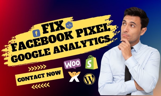 Gig Preview - Fix facebook pixel, conversion, API google analytics, fb shop and instagram shop