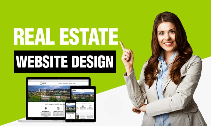 Gig Preview - Design SEO optimized real estate website on wordpress