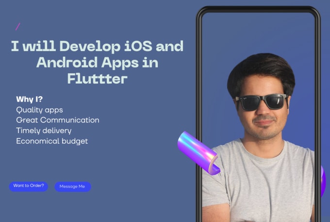 Gig Preview - Develop android and IOS app using flutter