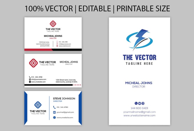 Gig Preview - Design business cards and covers for your business