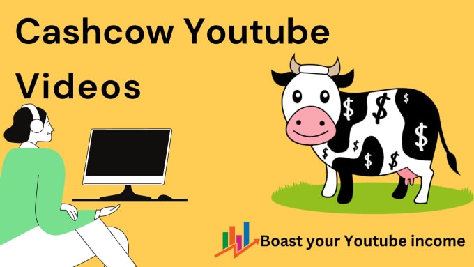 Gig Preview - Create cashcow videos for your youtube channel