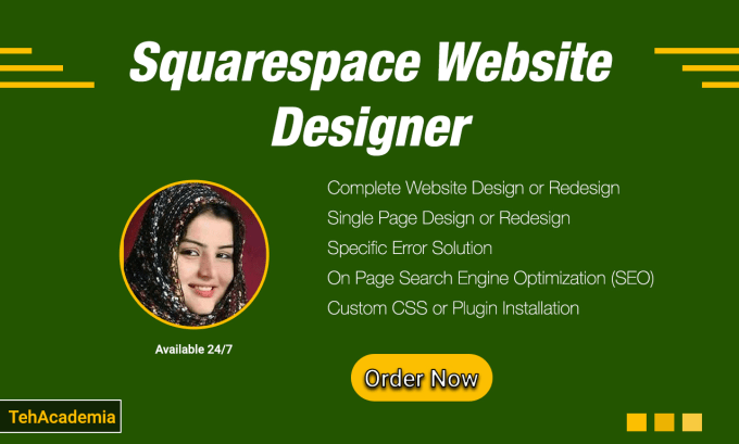 Bestseller - squarespace website design or redesign and SEO