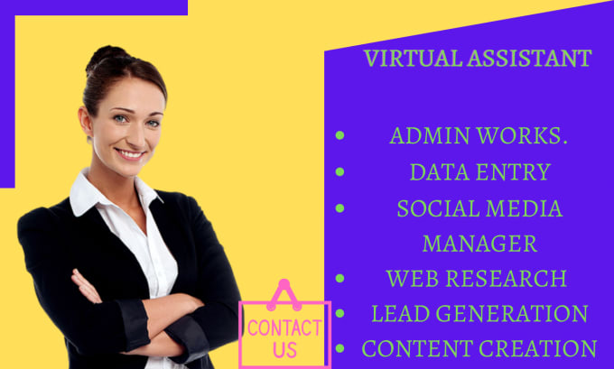 Gig Preview - Be your virtual assistant for web research and data entry