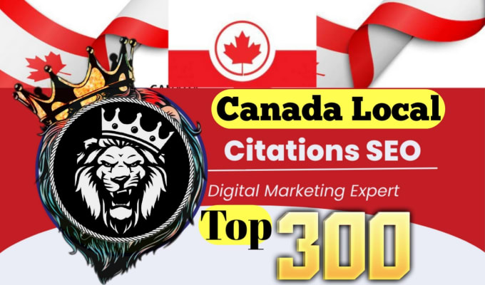 Gig Preview - Do 350 canada local citations and directory submission