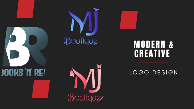 Gig Preview - Do modern logo and card design with premium brand identity