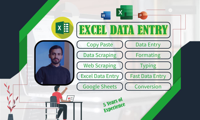 Gig Preview - Do excel data entry, copy paste and data collection