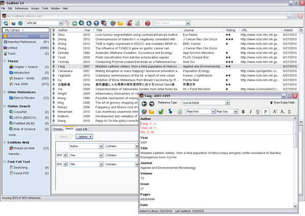 Gig Preview - Manage references in different styles of every Journal Using EndNote Software