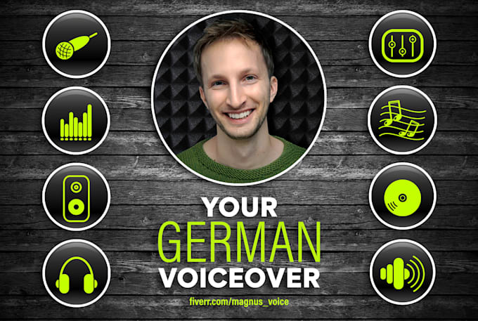 Gig Preview - Record your audiobook in german