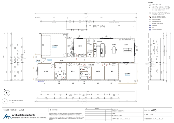 Gig Preview - Draft australian architectural developer approval plan and elevations