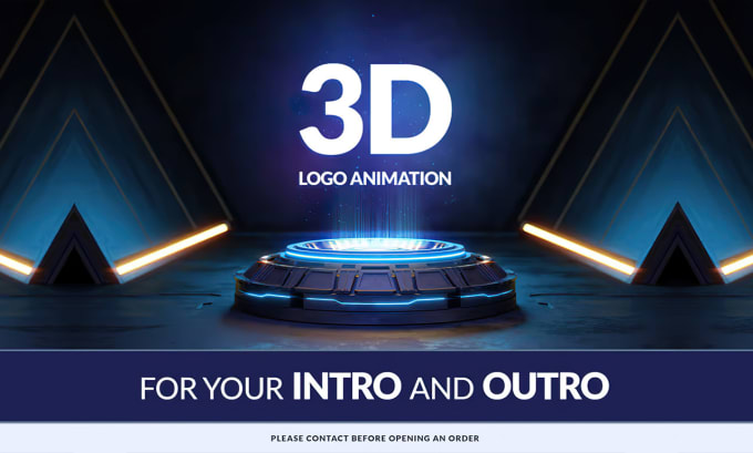 Gig Preview - Professional 2d, 3d logo animation