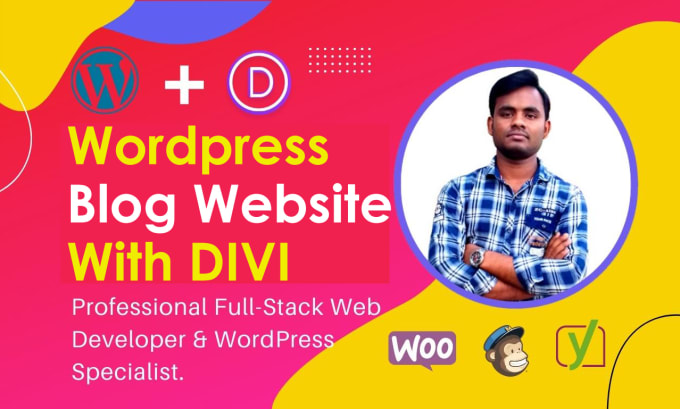 Gig Preview - Develop a blog or news wordpress website with divi