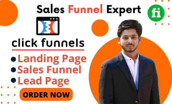 Gig Preview - Design clickfunnels sales funnel, landing page as a expert