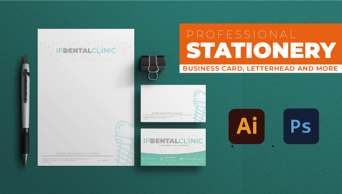 Gig Preview - Do a professional business card and full stationery design