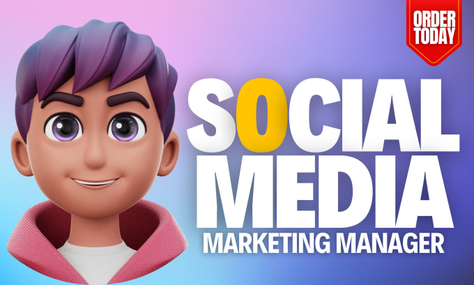 Gig Preview - Be your professional social media marketing manager