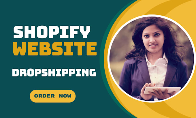 Gig Preview - Create profitable shopify dropshipping store,  shopify website