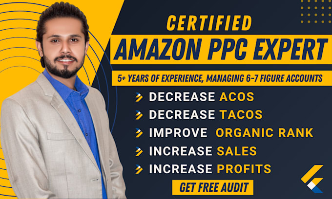 Gig Preview - Be your expert amazon PPC ads campaigns manager, amazon PPC optimization expert