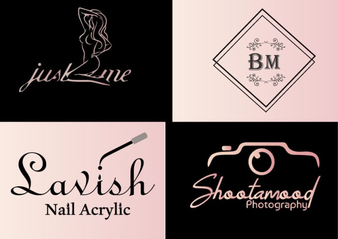 Gig Preview - Design a sophisticated feminine hand drawn logo in 12 hours