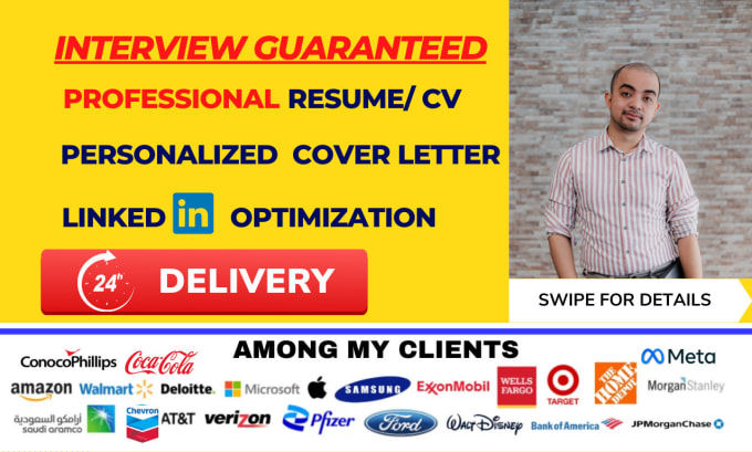 Gig Preview - Provide professional ats resume writing services in 24 hours