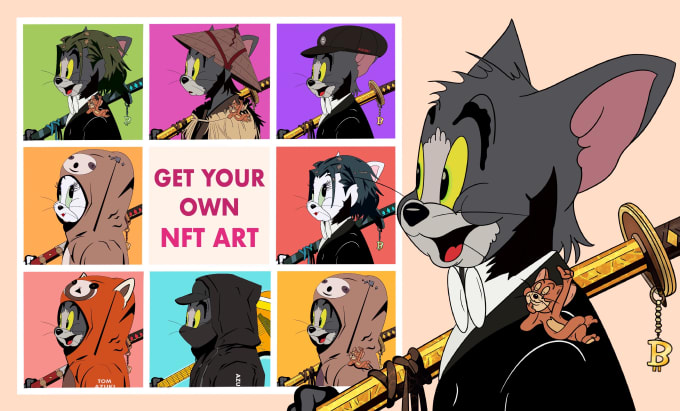 Gig Preview - Create custom nft art with unique traits