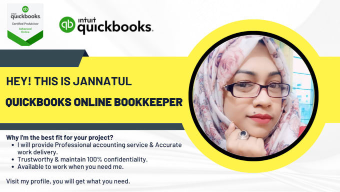 Gig Preview - Do bookkeeping in quickbooks online