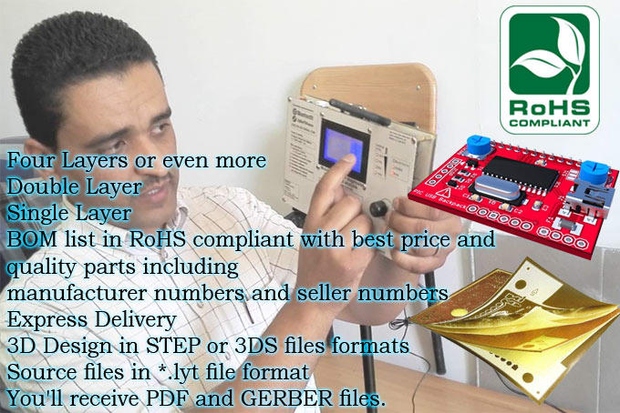 Gig Preview - Create pro pcb design and schematics