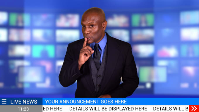 Gig Preview - Create a breaking news video for any occasion