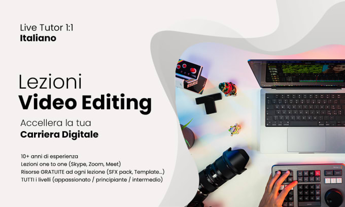 Gig Preview - Teach you video editing to boost your digital career