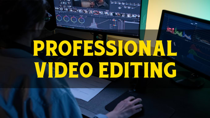 Gig Preview - Do professional video editing  for youtube or video editors