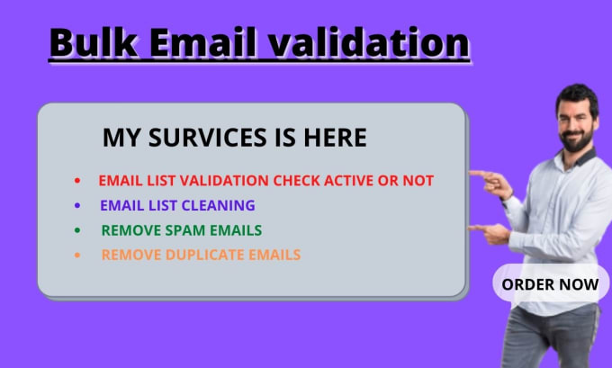 Bestseller - do bulk email validation check emails are active or not