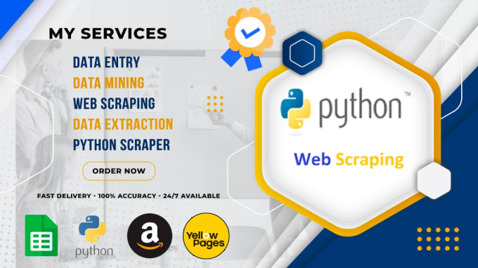 Gig Preview - Do fast scraping, yellow pages scraping, web scraping, web scraper with python