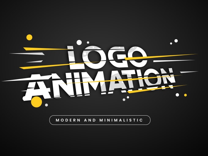 Gig Preview - Create minimalistic animated logo intro