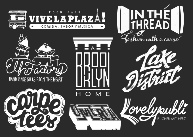 Gig Preview - Design a hand lettering typographic logo