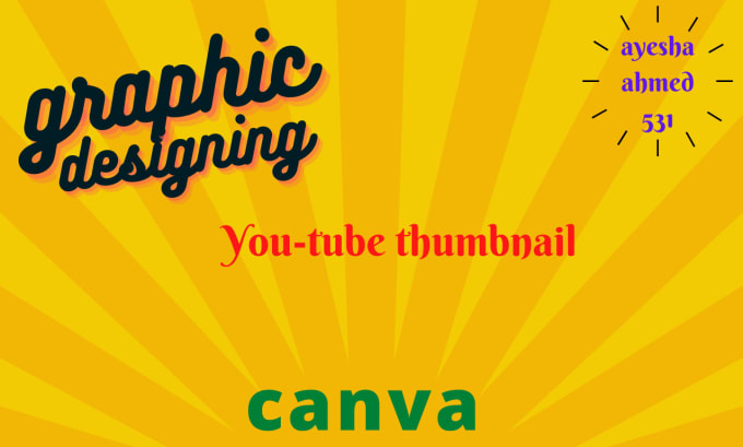 Gig Preview - Create unique  eye catchy thumbnails for you