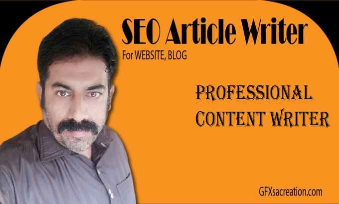 Gig Preview - Do SEO article writing for your website or blog