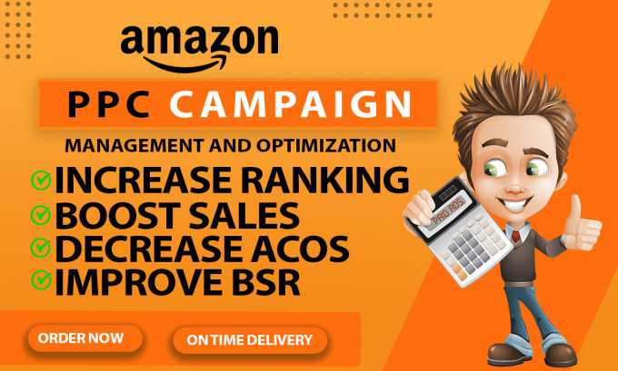 Gig Preview - Setup amazon ppc campaign, amazon ppc management, amazon ppc optimization