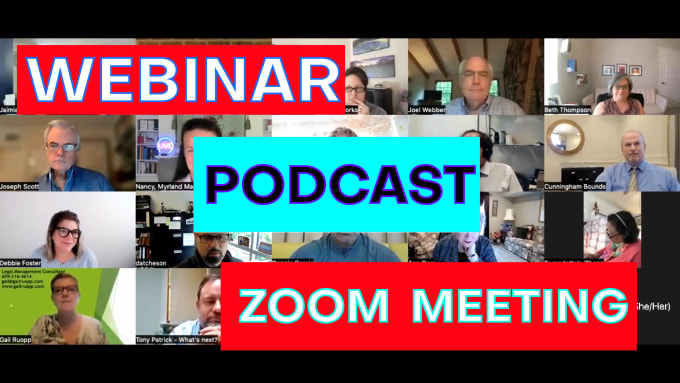 Gig Preview - Edit webinars, zoom videos, and podcast videos for you