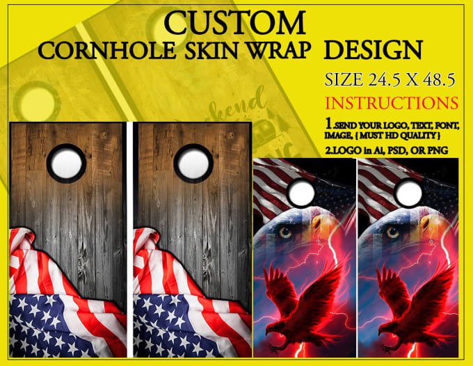 Gig Preview - Do cornhole wrap design