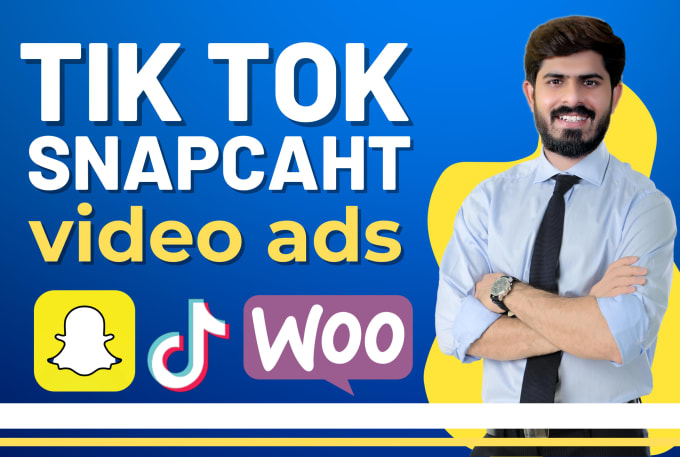 Gig Preview - Setup snapchat and tik tok videos ads for shopify dropshipping products