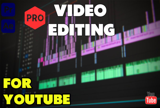 Gig Preview - Do professional video editing for youtube