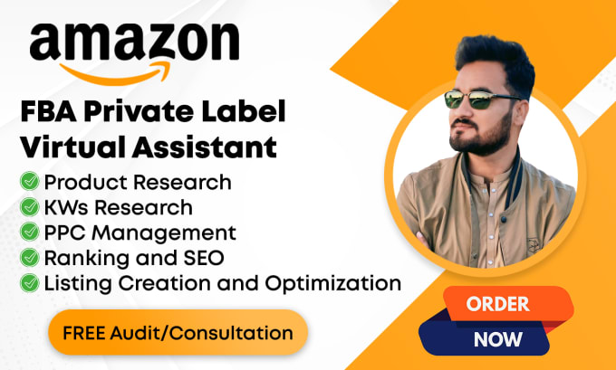 Gig Preview - Be your amazon fba virtual assistant expert amazon account manager