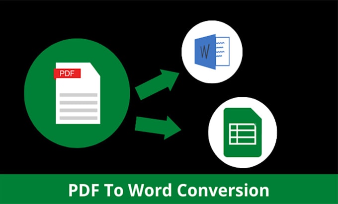 Gig Preview - Convert PDF to word or any format within 12 hours