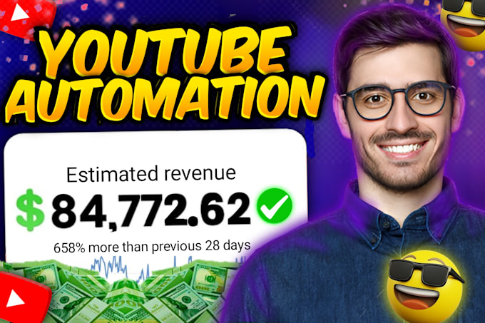 Gig Preview - Do youtube automation be your cash cow video content creator