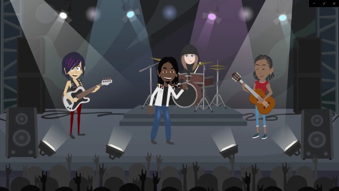 Gig Preview - Create  amazing and custom 2d music and lyrics animations