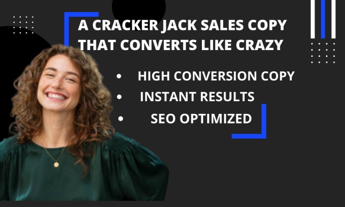 Gig Preview - Write high converting sales copy and website copywriting