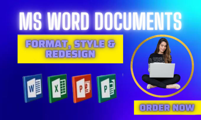 Gig Preview - Redesign, format pdf document microsoft ms word document