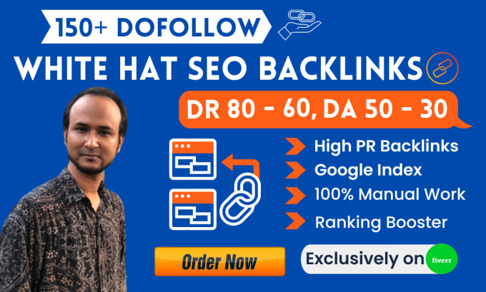 Gig Preview - Manually build 150 high pr backlinks, link building