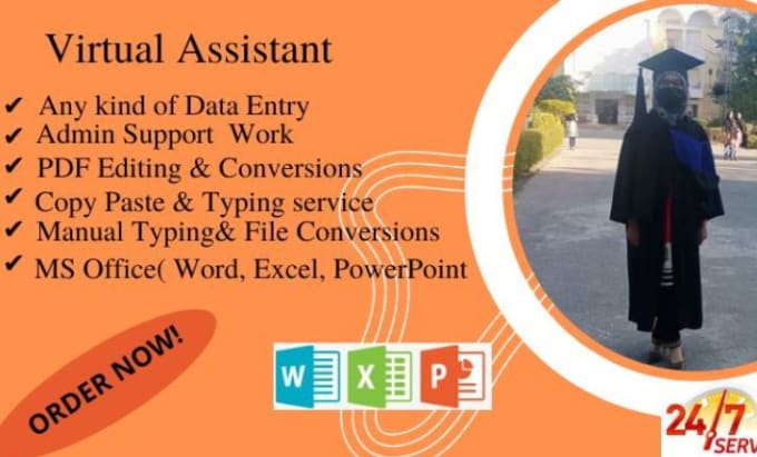 Bestseller - be your proficient virtual assistant for data entry works