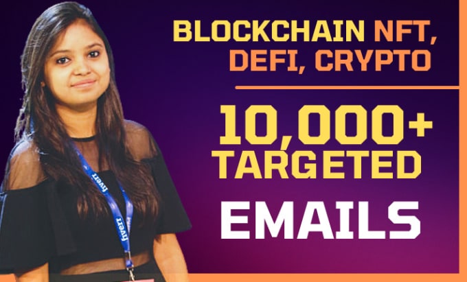 Gig Preview - Provide 10k nfts defi crypto investors verified email list