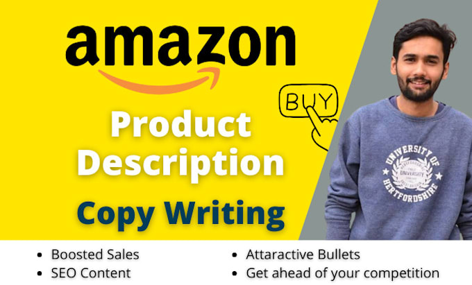 Gig Preview - Write SEO amazon product description copy