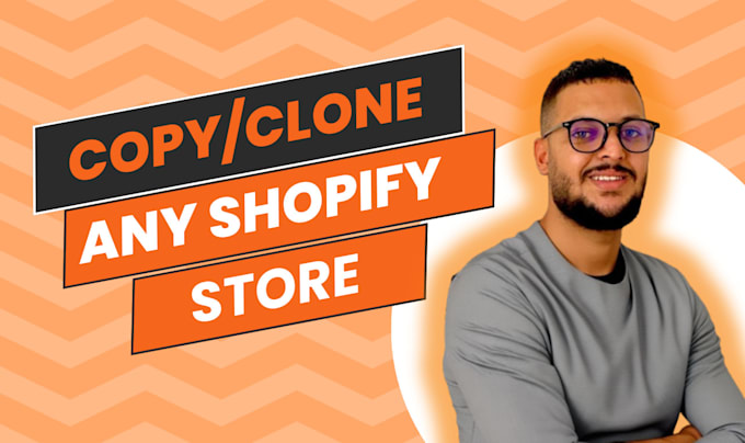 Gig Preview - Copy or clone, redesign branded shopify website